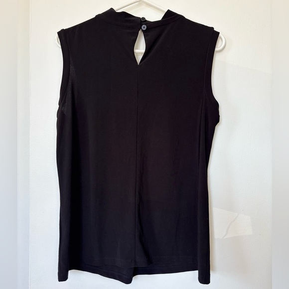 🎉4/30$🎉 Tommy Hilfiger Black Sleeveless Twist Neck Top - Size L - Picture 6 of 6